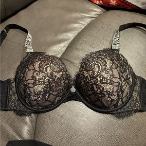 Victoria Secret diamond strap pis up Lace Bra